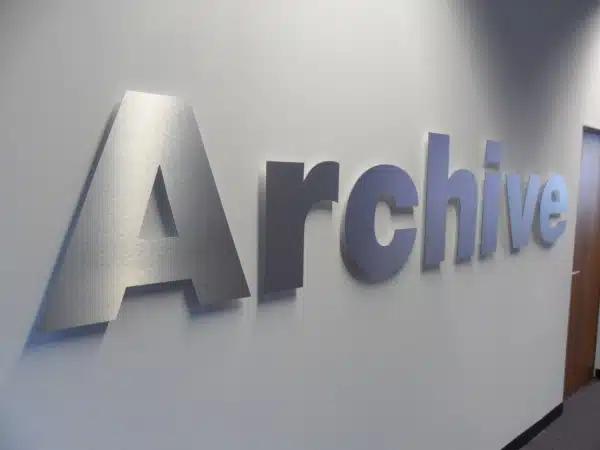 Aluminum sign board