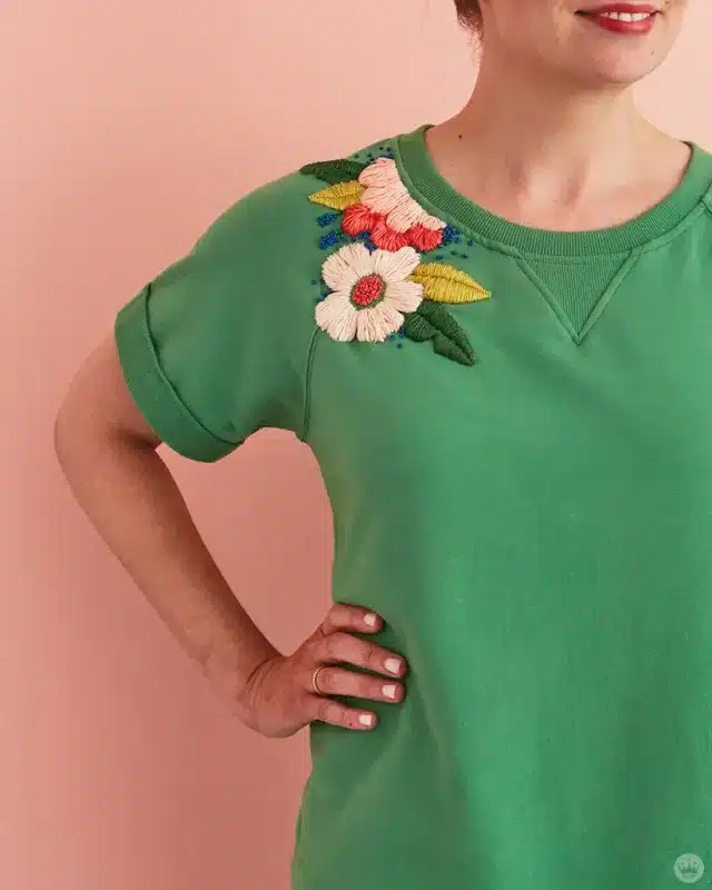 Embroidered shirts