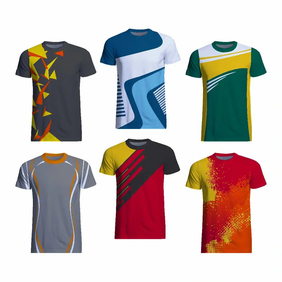 Round neck t shirt branding