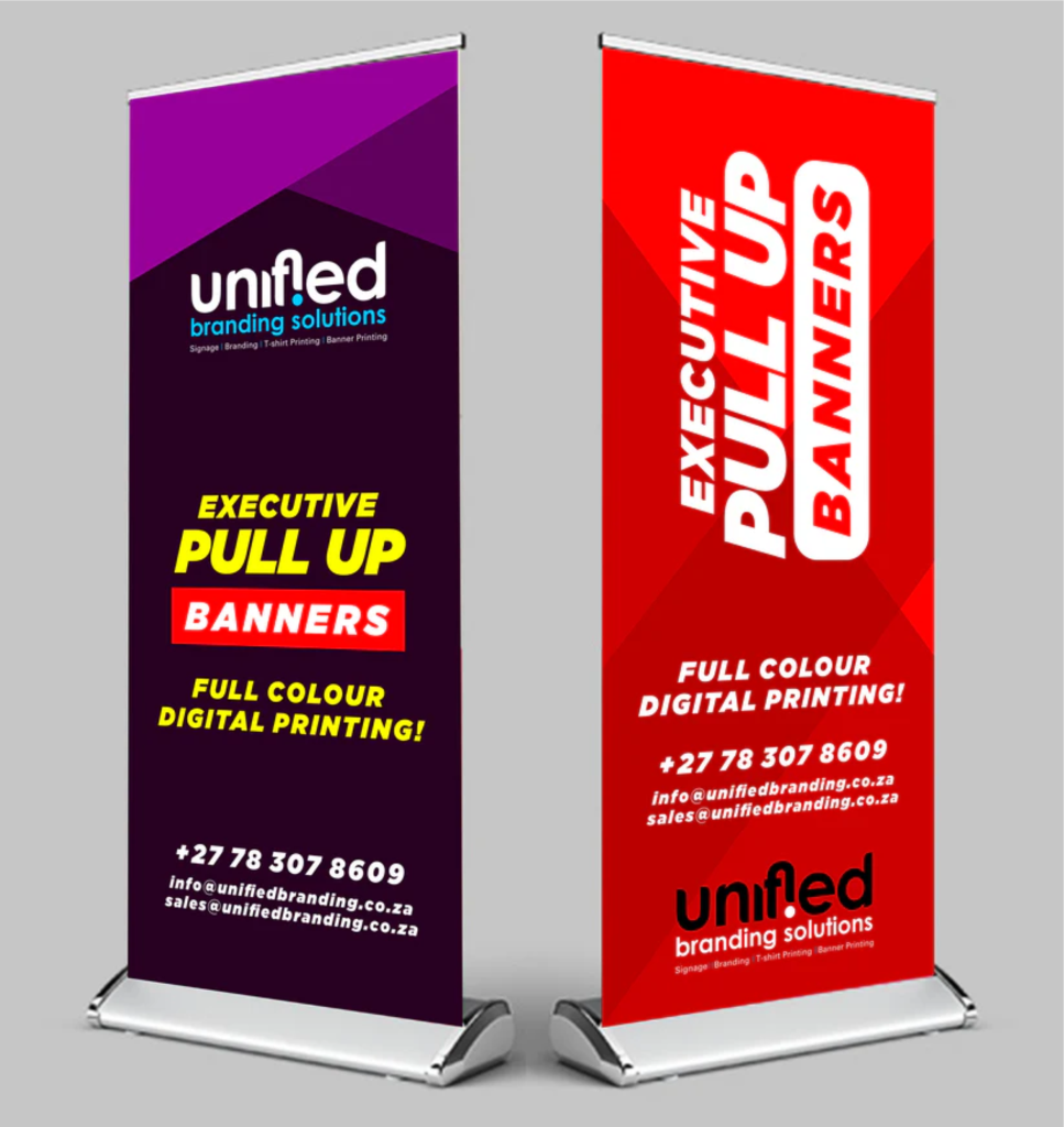 Printaman's pull up banner